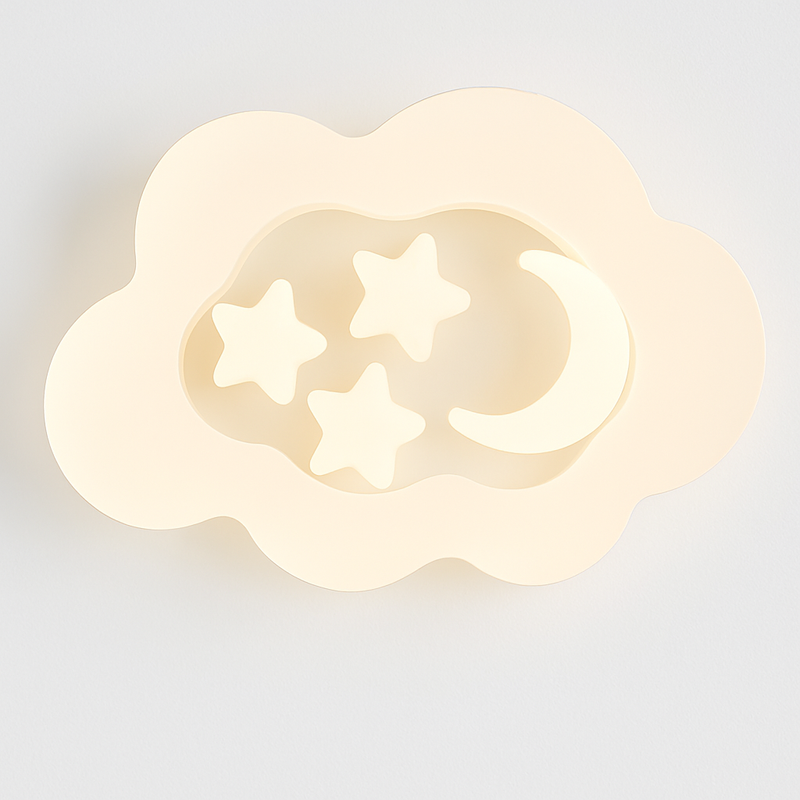 lustre créatif nuage blanc lune étoile pour enfants