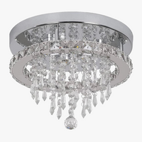 Lustre Cristal Plafond Moderne Suspension