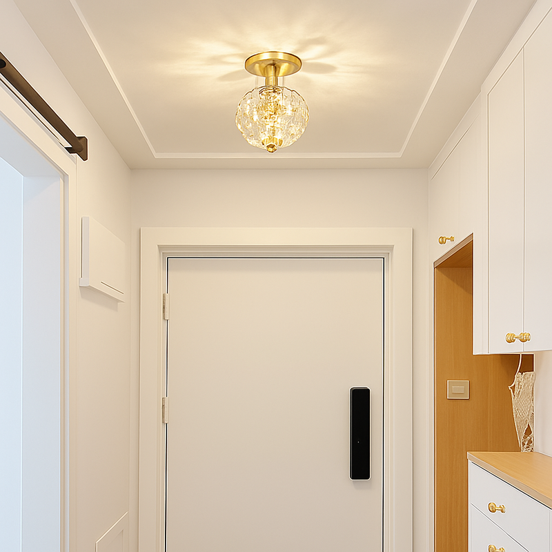 lustre de chevet en cristal k9 moderne et luxueux