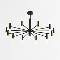 lustre de luxe moderne simple design artistique suspendu