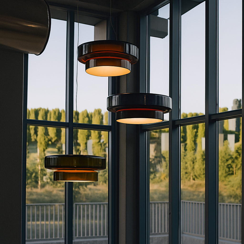 lustre design espagnol en verre pour intérieur moderne - vue 6 sur 8