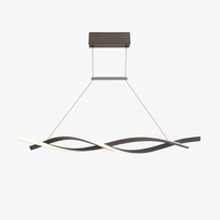 Lustre design LED en forme de vagues Callan