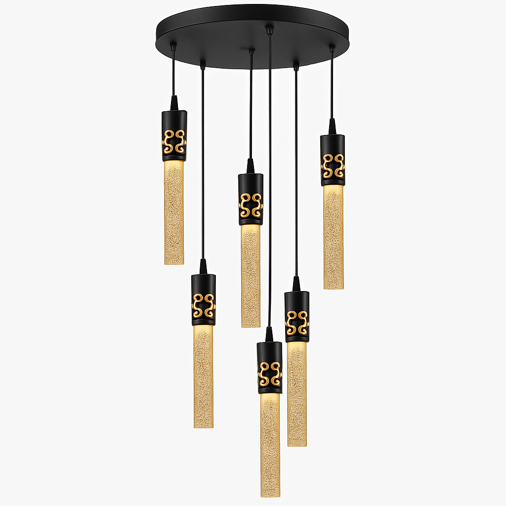 lustre en cristal led moderne pour décoration intérieure créative - vue 18 sur 22