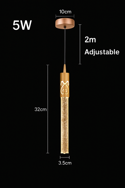 lustre en cristal led moderne pour décoration intérieure créative