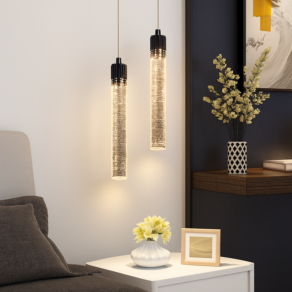 lustre en cristal led moderne pour décoration intérieure créative - vue 4 sur 22