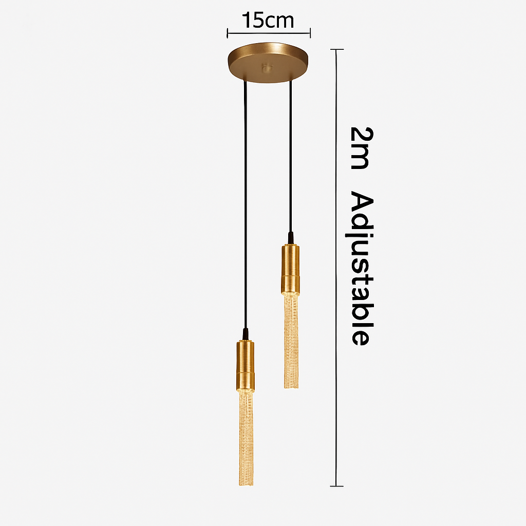 lustre en cristal led moderne pour décoration intérieure créative - vue 22 sur 22