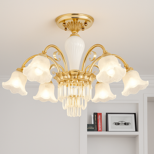 lustre en cristal lumineux pour hôtels et églises - vue 11 sur 16