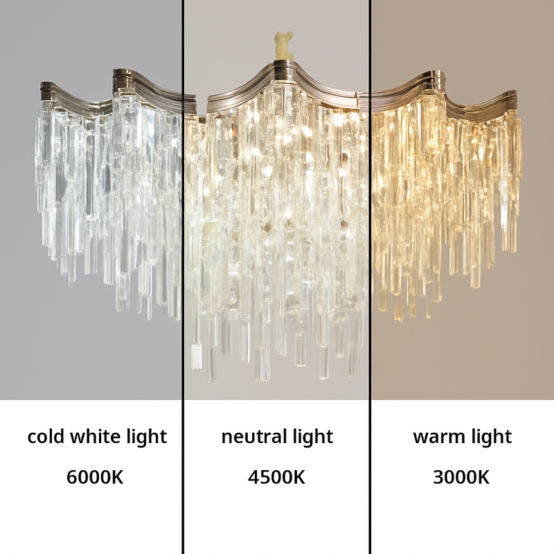 lustre en cristal moderne à 7 niveaux pour décoration intérieure