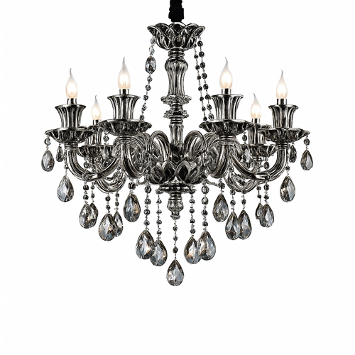lustre en cristal moderne pour éclairage d'ambiance élégante - vue 5 sur 15