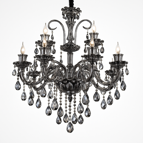 lustre en cristal moderne pour éclairage d'ambiance élégante - vue 7 sur 15