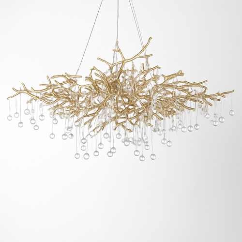 lustre en cristal rétro pour éclairage de luxe