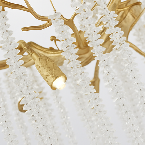 lustre en cristal rond de luxe pour intérieur élégant - vue 5 sur 12