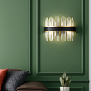 lustre en cuir led cristal luxueux rond suspendu moderne