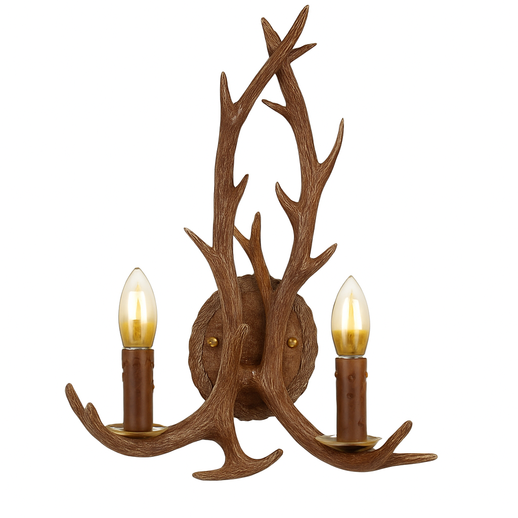 lustre en résine en forme de bois de cerf pour décoration de maison - vue 24 sur 24