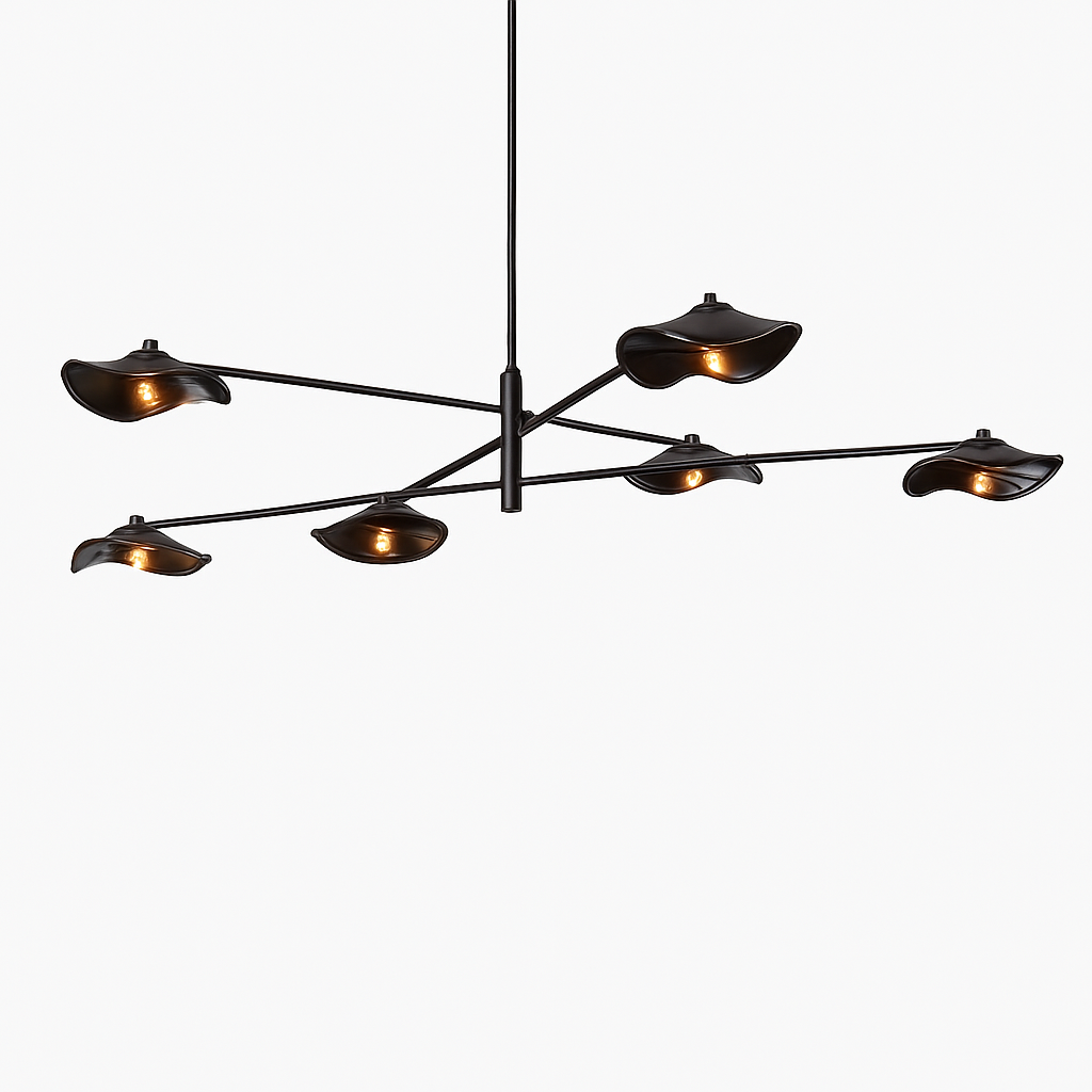 lustre en verre suspension métal hauteur réglable éclairage - vue 4 sur 18