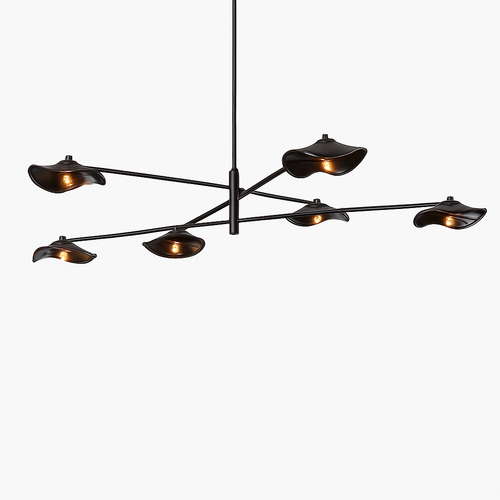 lustre en verre suspension métal hauteur réglable éclairage