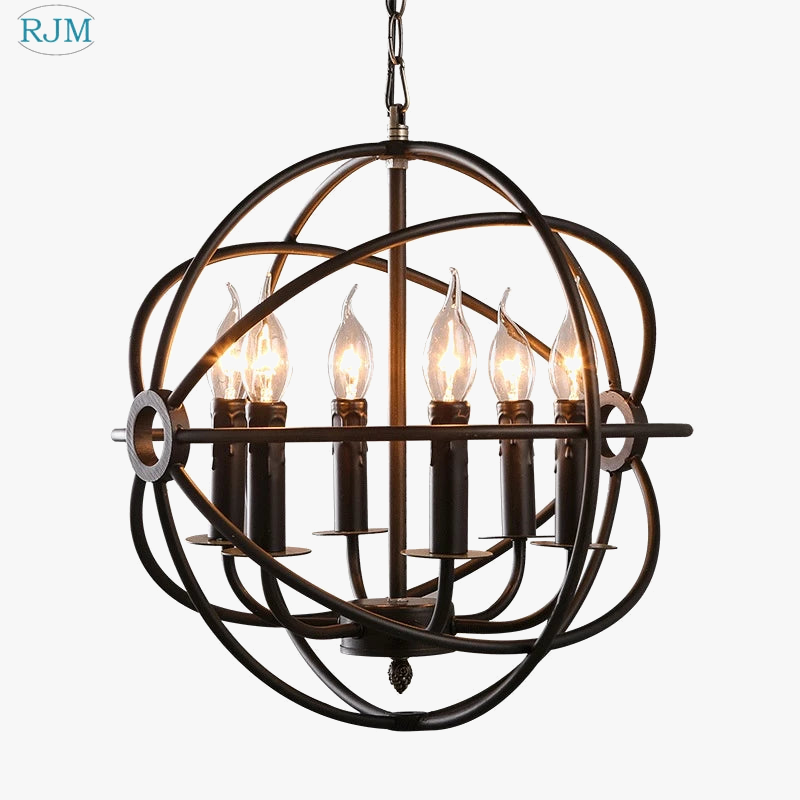 Lustre Industriel Cage