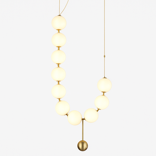 lustre italie designer cc 10 boules de verre led