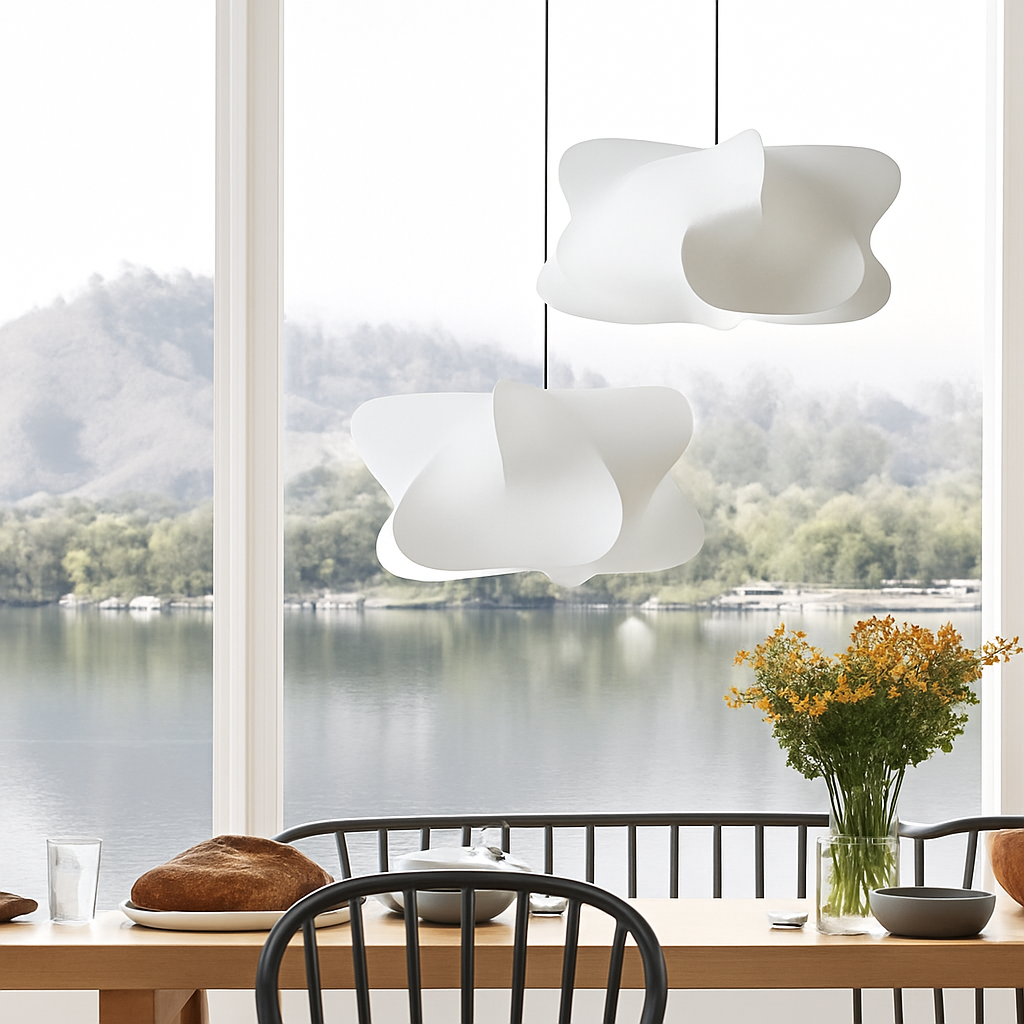 lustre japonais wabi sabi pour décoration intérieure élégante - vue 6 sur 7