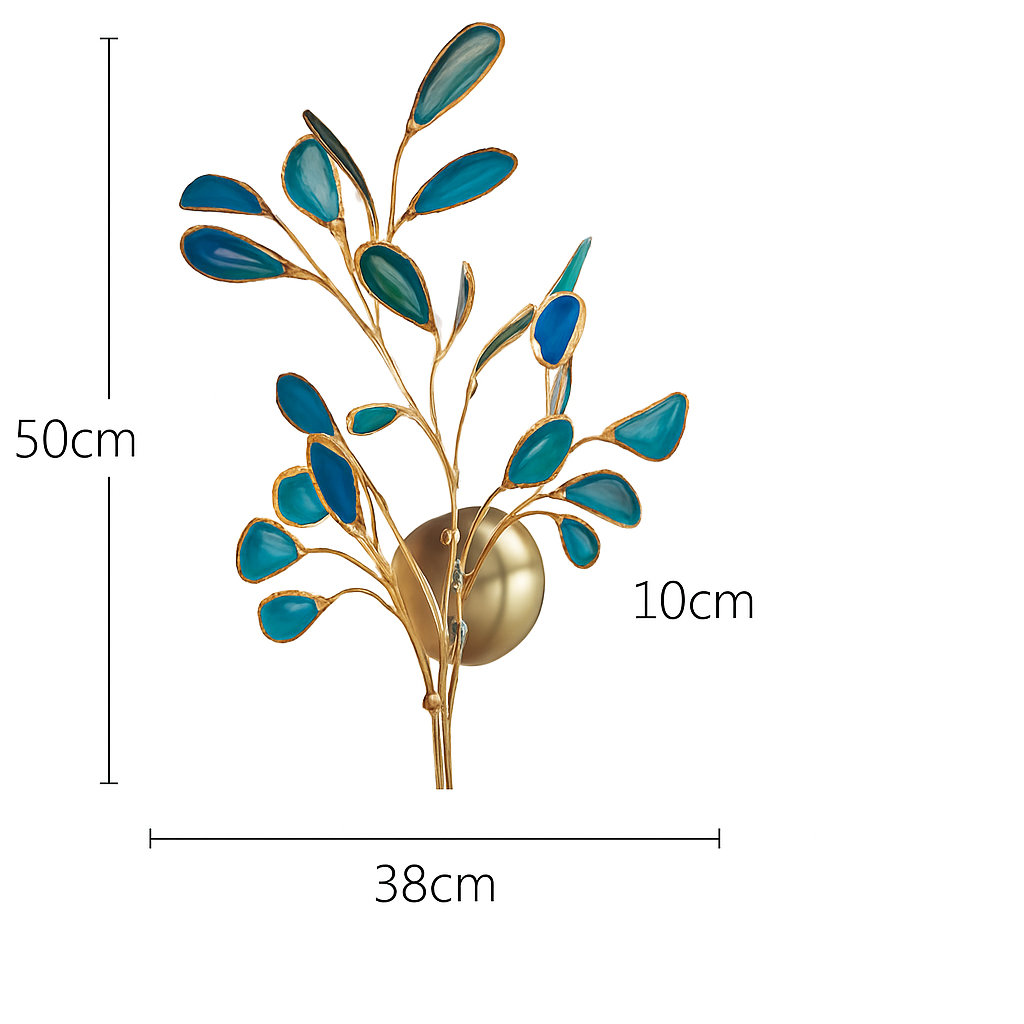 lustre led art déco en agate colorée pour un éclairage élégant - vue 12 sur 15