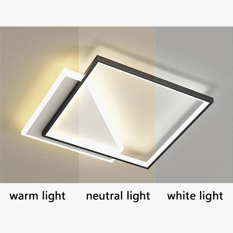 Lustre plafonnier moderne noir avec spot orientable • Luminaires Tendance Lustre plafonnier moderne noir avec spot orientable • Luminaires Tendance