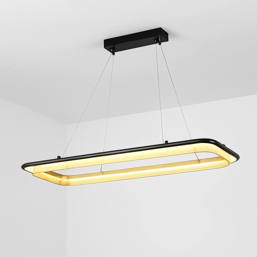 lustre led circulaire de luxe pour décoration intérieure moderne - vue 13 sur 14