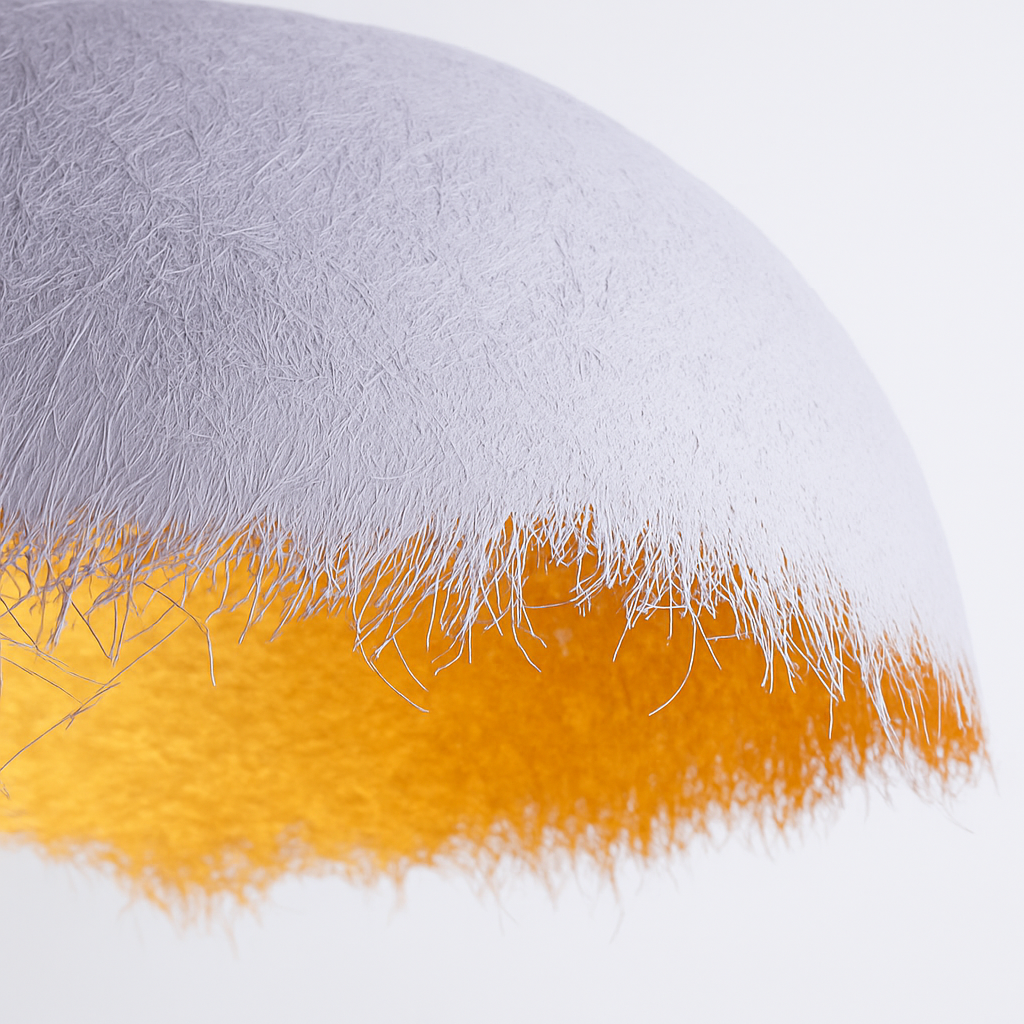 lustre led créatif demi-mois designer italien éclairage intérieur - vue 6 sur 15