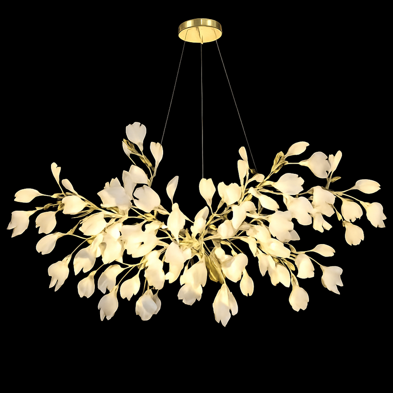 Lustre led moderne monté au plafond en acrylique