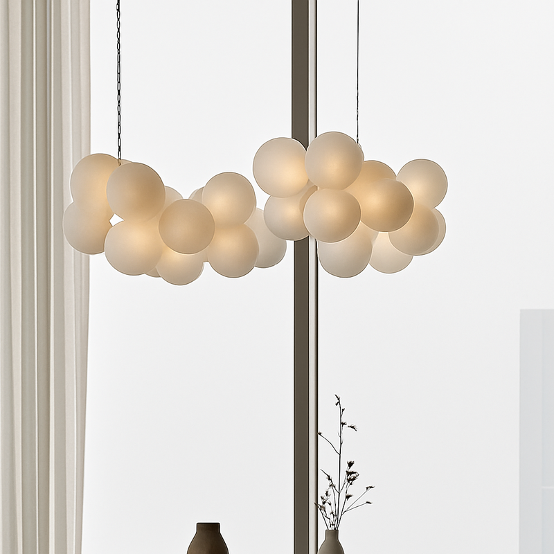 Lustre LED design moderne pour décoration intérieure