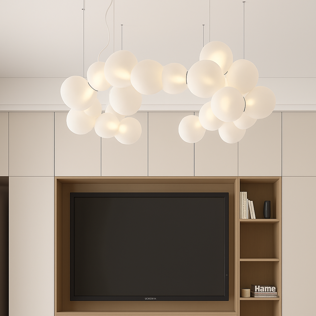 Lustre LED design moderne pour décoration intérieure - vue 6 sur 10