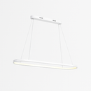 Lustre LED design suspendu en arrondi aluminium