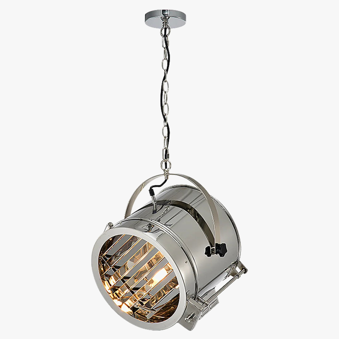 Lustre Led industriel nordique en métal