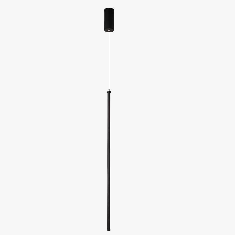 lustre led minimaliste longue bande luminaire suspendu moderne