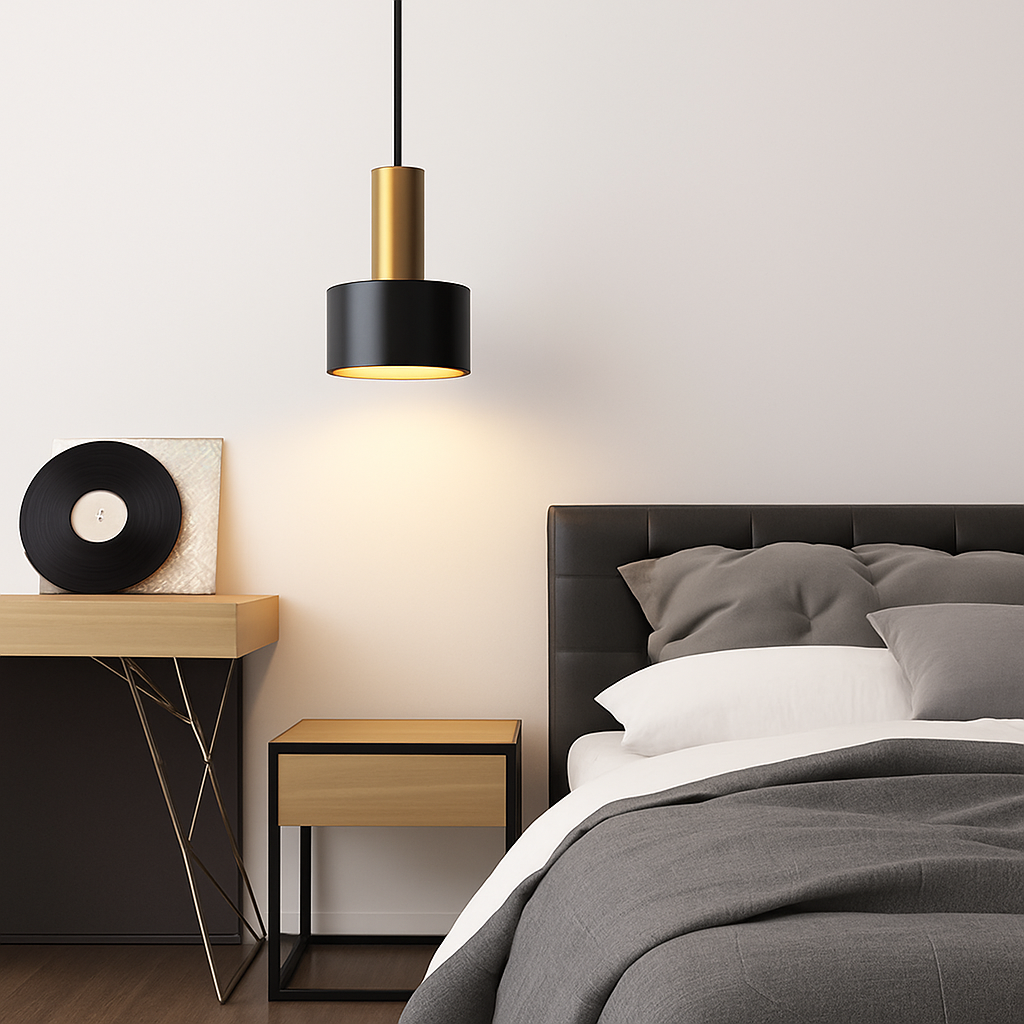 lustre led minimaliste trichromatique pour décoration intérieure