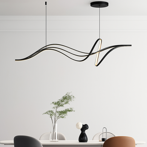 lustre led moderne à intensité variable pour éclairage intérieur