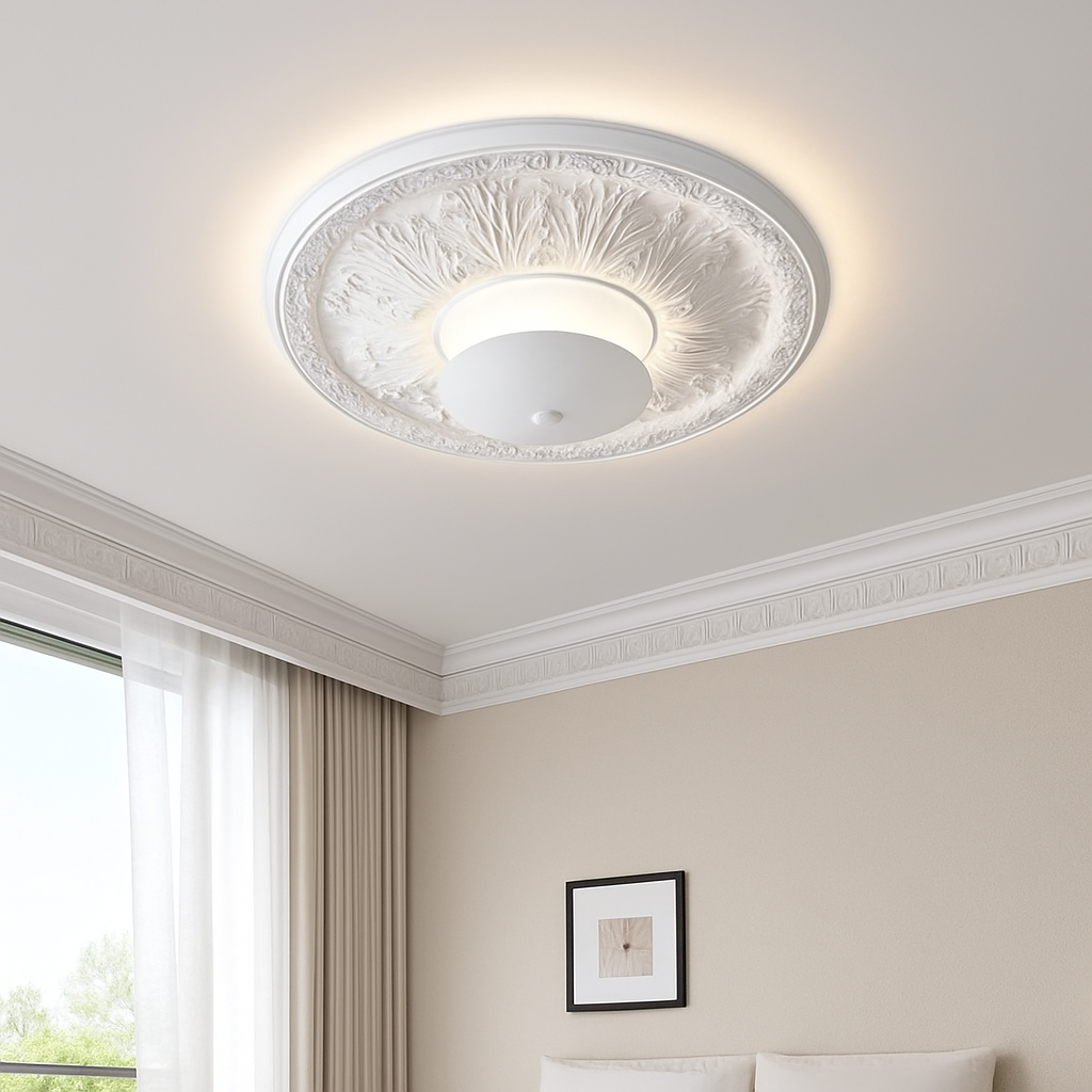 lustre led pour éclairage intérieur décoratif et lumineux - vue 4 sur 9