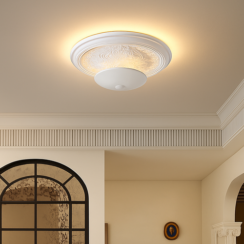 lustre led pour éclairage intérieur décoratif et lumineux - vue 6 sur 9