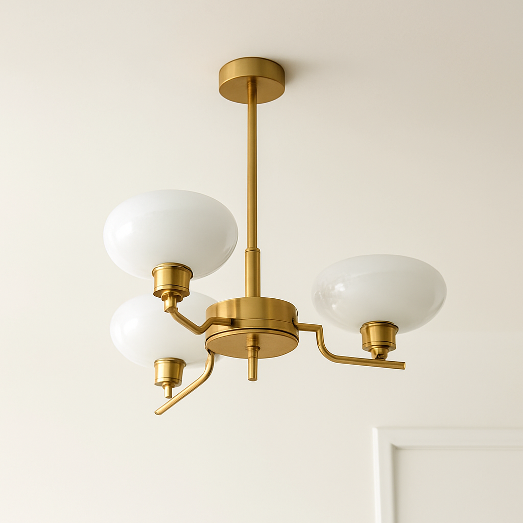 lustre led vintage style bauhaus éclairage suspendu créateur nordique - vue 11 sur 14