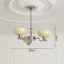 lustre led vintage style bauhaus éclairage suspendu créateur nordique