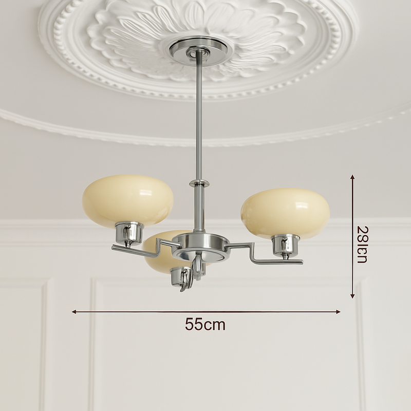 lustre led vintage style bauhaus éclairage suspendu créateur nordique