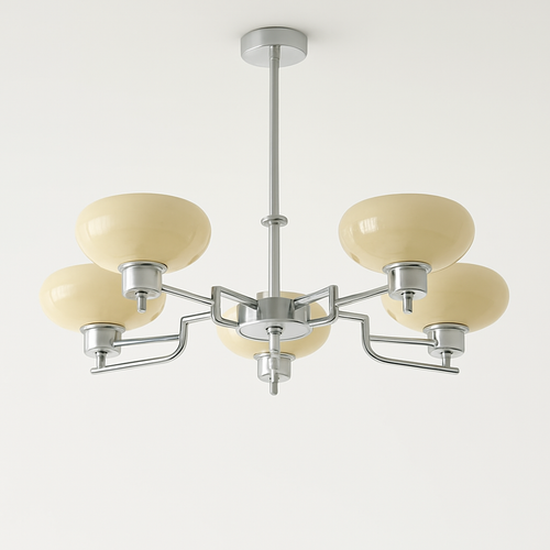 lustre led vintage style bauhaus éclairage suspendu créateur nordique - vue 4 sur 14