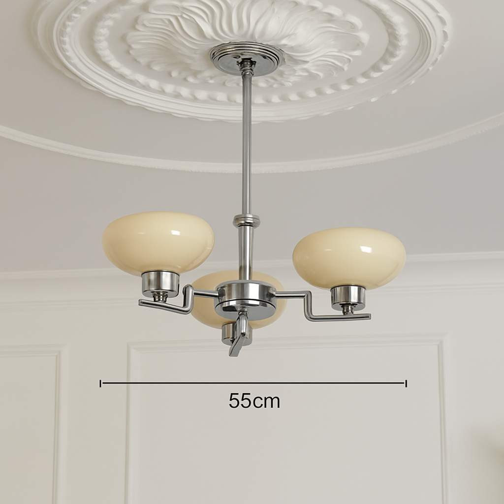 lustre led vintage style bauhaus éclairage suspendu créateur nordique - vue 5 sur 14