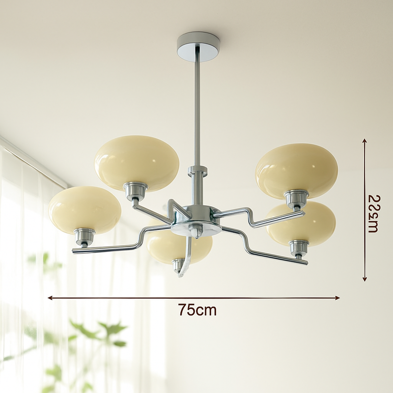 lustre led vintage style bauhaus éclairage suspendu créateur nordique