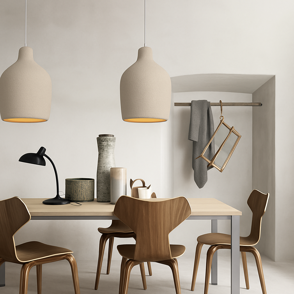 lustre led wabi sabi designer pour décoration maison - vue 3 sur 16