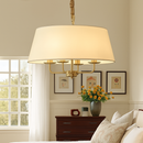 lustre minimaliste en tissu pour un éclairage moderne et élégant