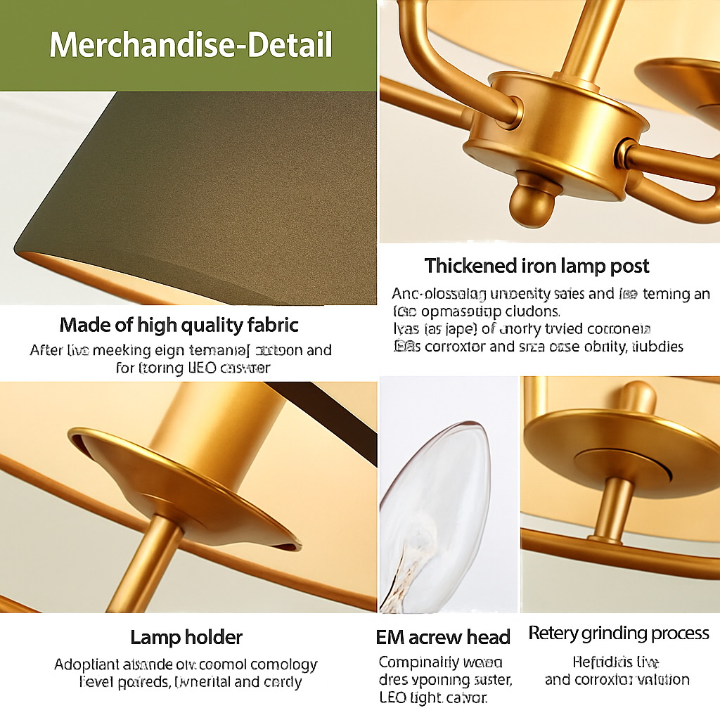 lustre minimaliste en tissu pour un éclairage moderne et élégant - vue 7 sur 11