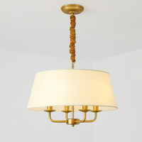 lustre minimaliste en tissu pour un éclairage moderne et élégant