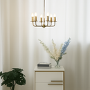 lustre minimaliste moderne en forme de bougie à led