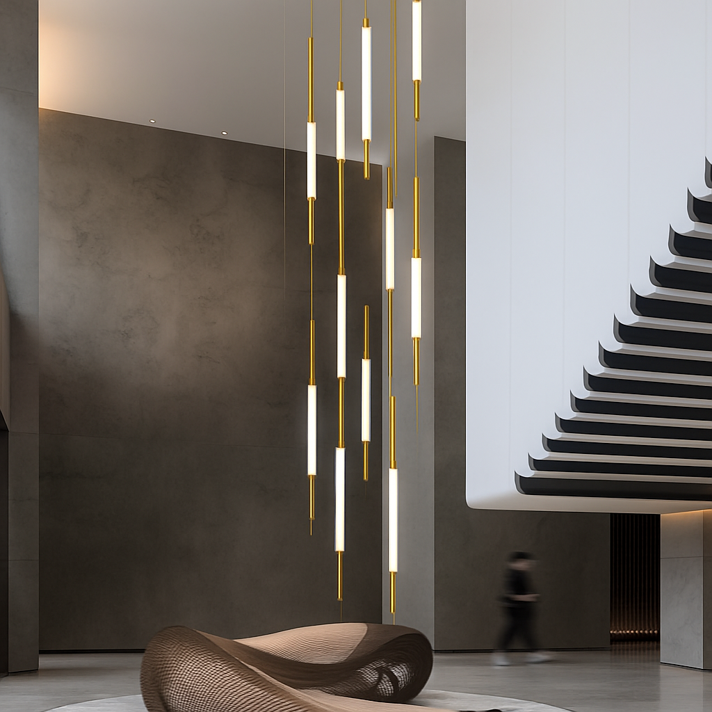 lustre moderne design créatif pour intérieur élégant - vue 6 sur 16