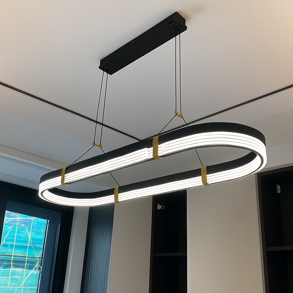 lustre moderne design pour salle à manger et bar - vue 5 sur 10